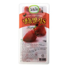 우양 20프로가당 딸기 슬라이스 1kg 냉동과일, 2세트