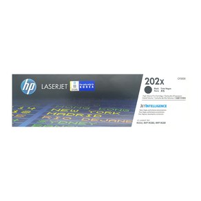 HP 정품토너 202X CF500X M281 M254 M280 대용량 검정, 1개