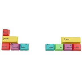 교체 가능한 Mac / Win Mechanical Keyboard Keycaps OEM 프로파일 PBT CMYK 수정 자 10 키 -Laser 새겨진 키 캡스