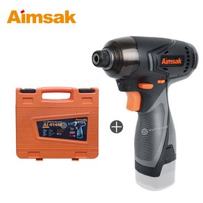 아임삭 14.4V 충전 임펙드라이버 AI-414MII-3G 베어툴 (몸체+케이스) 임팩트드라이버 임팩드라이버 AI414M2-3G, 1개