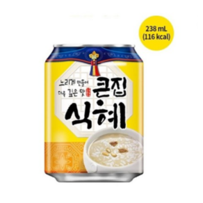 [해태음료] 큰집식혜 238ml, 96개