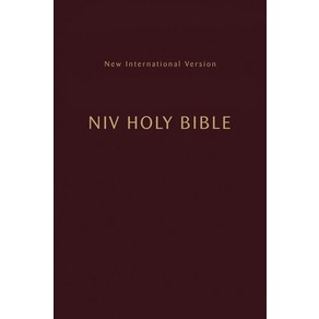 (영문도서) Niv Holy Bible Compact Paperback Burgundy Comfort Print Paperback