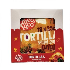 트레이더스 포코로코 또띠아 1.1KG(18장) X 2개입 [아이스박스], 2.2kg, 1개