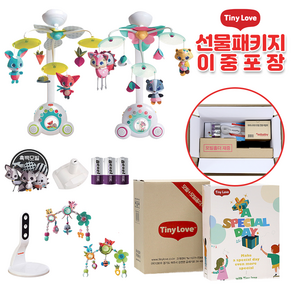 [한글판] 타이니러브모빌 거치대 어댑터 케이블 풀세트 유모차모빌, 선택2 신형 한글판 프린테일즈 흑백 모빌 세트, 1개