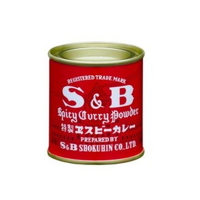 일본 S&B 매운 카레가루 스파이시 카레파우더 37g 소용량 휴대용, 1개