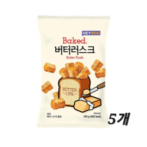 헤이루 버터 러스크 100g, 5개