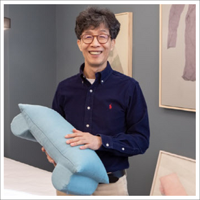 YTN 최강기업 쿠팡 주문 1개 홍성돈숙면베개 성공의정석꾼 베리굿베개 최강기업 성공레시피 고인돌베개 다리달린베개 황금나침반, 블루