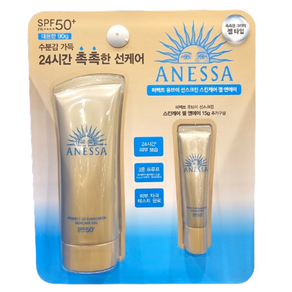 아넷사 퍼펙트 UV 선스크린 스킨케어 젤 N SPF50+ PA++++ 90g + 15g 기획세트