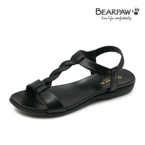 베어파우(BEARPAW) MELANIE 캐주얼 샌들 K2264001QB-W 블랙