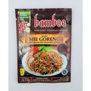 아시아푸드 밤보미고렝 BAMBOE MIE GORENG INDONESIAN FRIED NOODLE, 1개, 45g