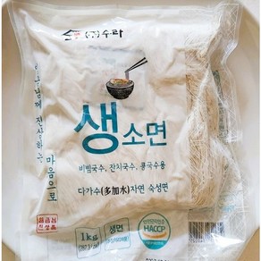 건강한 밥상 쫄깃한 생소면 1kg, 1개