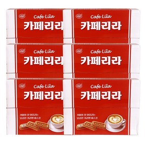 카페리라 300g 커피과자 간식 대용량쿠키, 6개