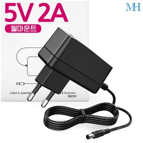 명호전자 5V 2A 어댑터 5V 2000mA 아답터 충전기 잭 5.5파이 전용