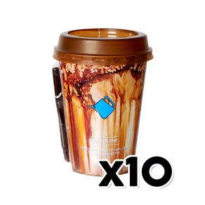 미루꾸 플랫너티라떼 컵커피 250ml x 10개