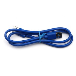 일렉킹 USB3.0 AA형 블루 연결케이블 0.6M USB AM-AM 케이블, 1개