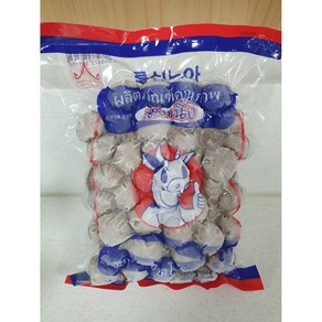 태국소세지 룩신느아 냉동소고기 수제미트볼 완자 beep meat ball 구구쯔, 1개, 1kg