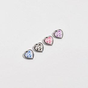 11145 써지컬 펜던트 아크릴 하트 10x11mm(1개)