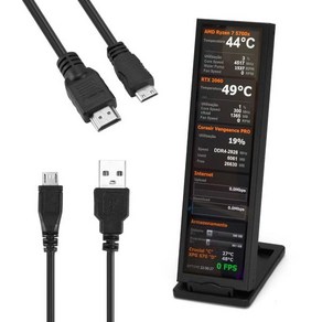 USB 롱 스트립 LCD 모니터 윈도우 리눅스 라즈베리 파이용 8 인치 정전식 터치 HDMI 호환 CPU GPU SSD