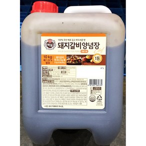 돼지갈비양념 백설 10kg 업소용 대용량 갈비양념, 1개