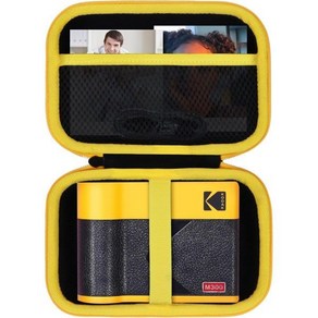 하드케이스 KODAK 미니샷3 레트로 미니3 ERA 4PASS 휴대용 포토프린터 블랙 옐로우케이스, Black + Yellow Case_Fo Mini 3