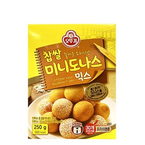 오뚜기 찹쌀 미니도나스믹스, 250g, 6개