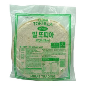 밀 또띠아 756g DREAM FLOUR TORTILLA 756g, 1개