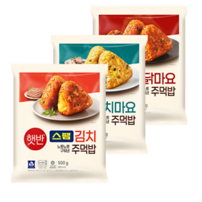 비비고 햇반 쿡반 주먹밥 (참치마요 + 스팸김치 + 불닭마요 + 치킨갈릭)