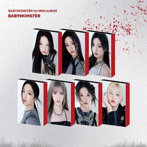 베이비몬스터 BABYMONSTER - 1st MINI ALBUM [BABYMONS7ER] YG TAG 플랫폼 앨범 랜덤버전