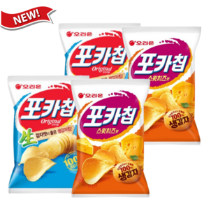 오리온 포카칩 110g 스윗치즈맛 1개 오리지널 1개 (총2개) 대용량 감자스낵, 2세트