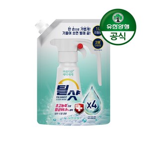 [유한양행]틸샷 초고농축 아름다운 세탁세제 리필 1000mL, 1L, 5개