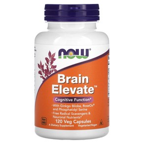 NOW Foods Brain Elevate 베지캡슐 120정