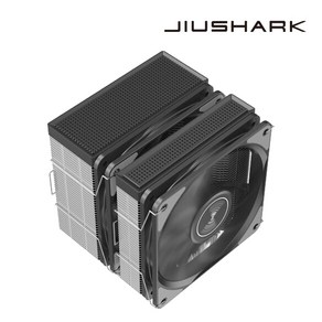 지우샥 JIUSHARK JF500 Ruby (블랙) CPU쿨러, 1개