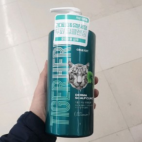 엘라스틴 오가니스트 더마스칼프 타이거 허브샴푸 지성두피용 900ml