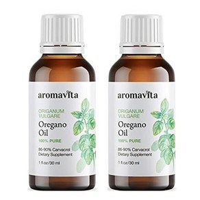 아로마비타 그리스 오레가노 오일 원액 100% 식용 액상 카르바크롤 86-90% 30ml 2병 aomavita Oegano Oil, 2개