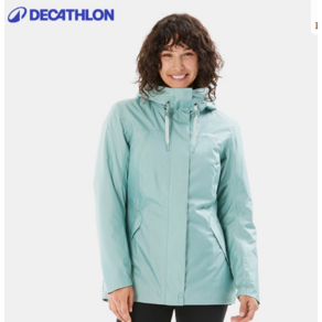 DECATHLON 데카트론 아웃도어 기모 안감 후드 가을 겨울 트레킹 등산 여성 아우터 바람막이 방풍 방수 자켓