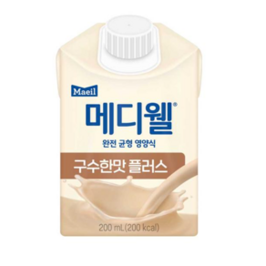 메디웰 구수한맛 200ml 2박스(60팩), 60개