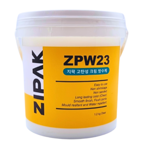 방수크림 1.2 KG 외벽 옥상 투명방수페인트, 1개