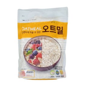 오트밀 눌린귀리 850g x 1개 (미니약과증정)