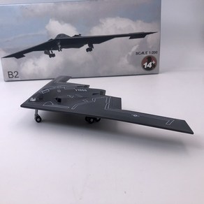 다이캐스트 1/200 스케일 B2 USAF B-2A 폭격기 항공기 비행기 복제 모델 장난감 전시 수집용, 01 A, 1개