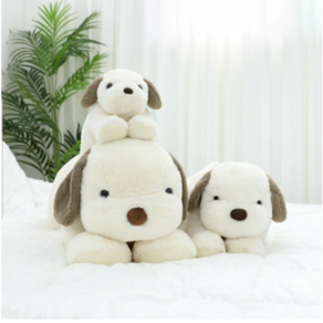 뭉뭉이 라잉 싯팅 부드러운 강아지 인형 15cm 30cm 40cm 50cm 70cm멍뭉이