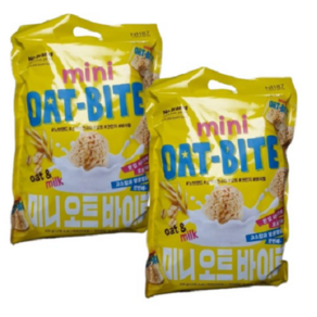 노브랜드 귀리분말 13.23% MINI OAT-BITE SWEET 미니오트바이트 400g x 2개 총 800g