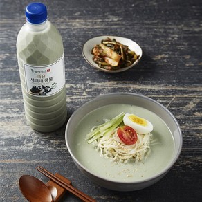 (당일생산 당일발송)콩물제작소 국산콩 100% 꾸덕한 서리태콩물 2병, 2개, 900ml