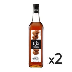 1883 솔티드 카라멜시럽 1000ml 2개세트, 2개, 1L