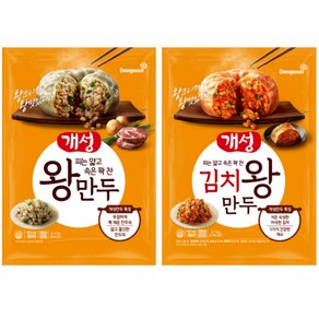 동원 개성 왕만두 2.1kg+김치왕만두 2.1kg, 2.1kg, 2개