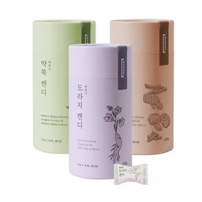 [1+1+1] 바라기 프로폴리스 캔디 (도라지+쌍화+약쑥), 135g, 3개