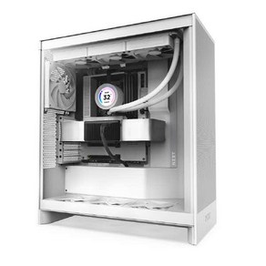 [NZXT] H7 Flow V2 [미들타워] [매트 화이트], 1개