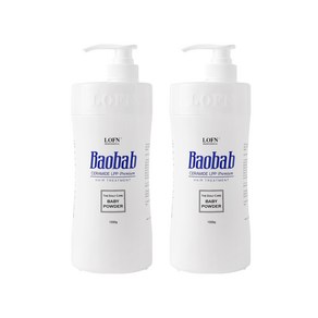 로픈 바오밥 베이비파우더 트리트먼트 1000ml + 로픈 패밀리 샴푸 1000ml, 1세트