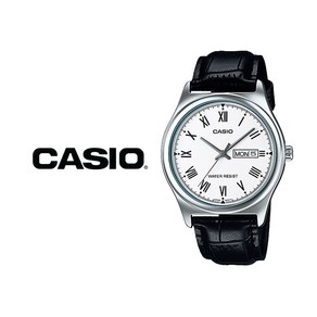 카시오 CASIO 남자 남성 가죽 손목 패션시계 MTP-V006L-7B