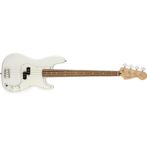 Fende 일렉트릭베이스 Playe Pecision Bass Pau Feo Fingeboad Pola White, 1개