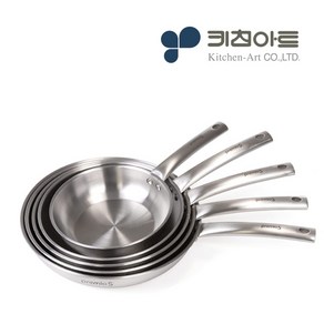 키친아트 스텐 후라이팬 인덕션 프라이팬, 프리미오S 궁중팬 26cm, 1개